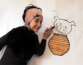 «Ένα γουρούνι με ταλέντο» - Ζωγραφήγηση στο Μουσείο Πλινθοκεραμοποιίας